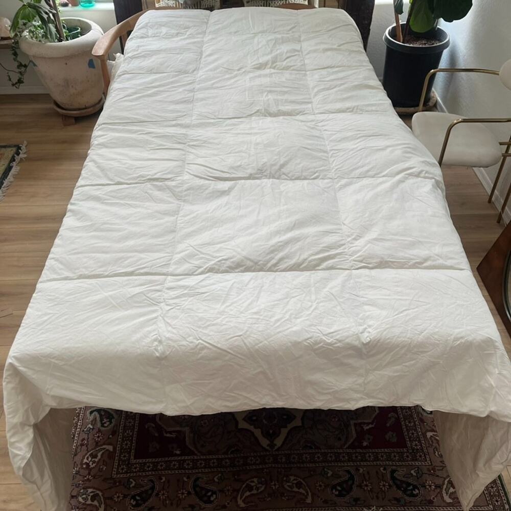 IKEA Mysa Ronn 2 Duvet Insert Comforter 94" x 84" Duck Down Feathers